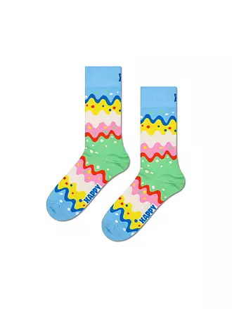 HAPPY SOCKS | Damen Socken EASTER EGG 36-40 light blue | 